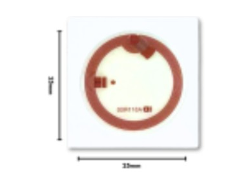 NFC Garment Tags — flexible PET 25mm