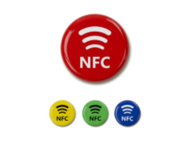 Resin Coated NFC Stickers Round — ø29mm